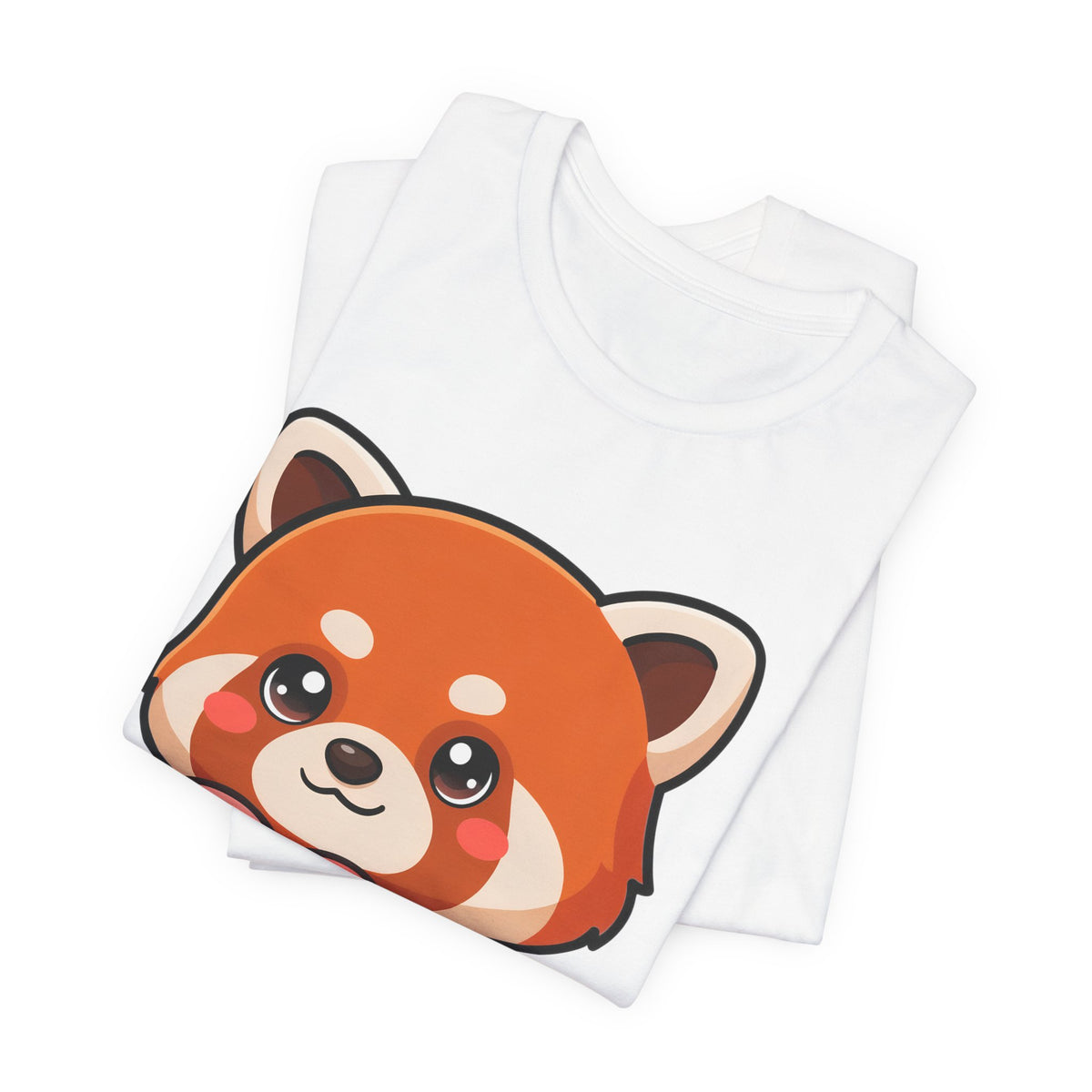 Kawaii Red Panda T-Shirt: Big Heart, Cozy Vibes