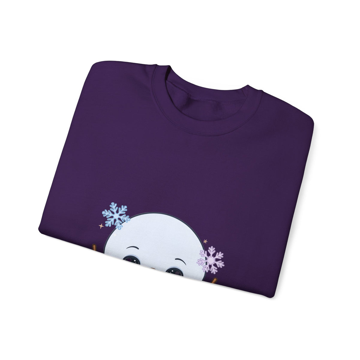 Kawaii Snowman Sweatshirt – Cute Winter Crewneck