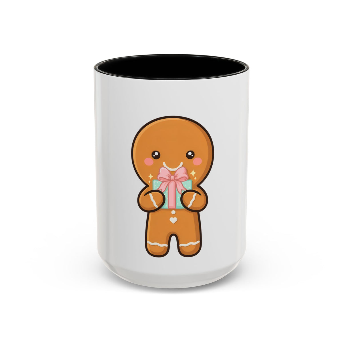 Gingerbread Coffee Mug, Cute Holiday Accent Mug