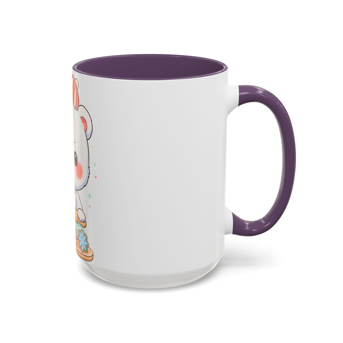 Christmas Cookie Polar Bear Accent Coffee Mug