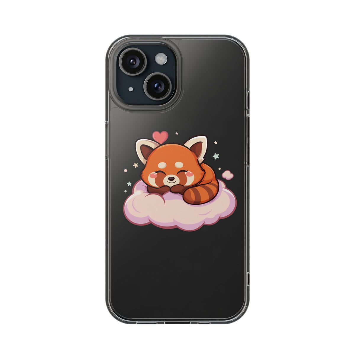 Cute Red Panda Phone Case, Dreamy Kawaii Cloud Art