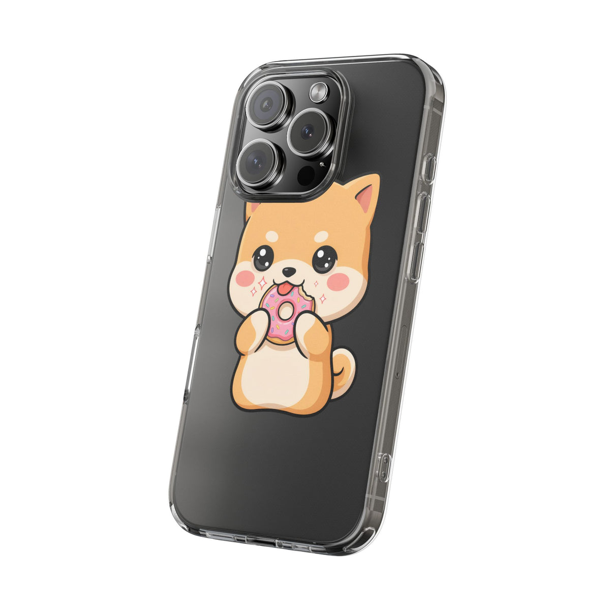 Kawaii Shiba Inu Phone Case with Donut