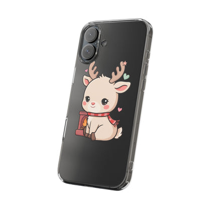 Kawaii Reindeer Phone Case for Cozy Holiday Cheer