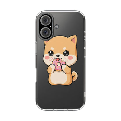 Kawaii Shiba Inu Phone Case with Donut