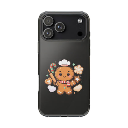 Gingerbread Christmas Phone Case for Holiday Baking Fans
