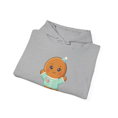 Kawaii Gingerbread Hoodie for Cozy Christmas Cheer