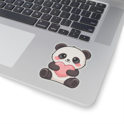 Kawaii Panda Sticker, Sweet Valentine Gift