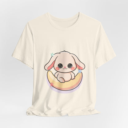 Kawaii Bunny Moon T-Shirt for Cute Style Lovers