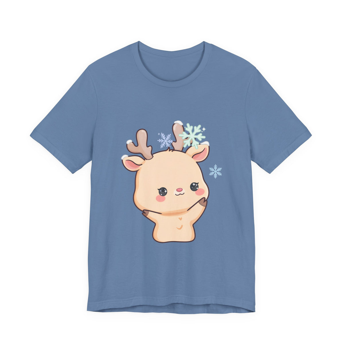 Kawaii Reindeer T-Shirt for Cute Winter Outfits