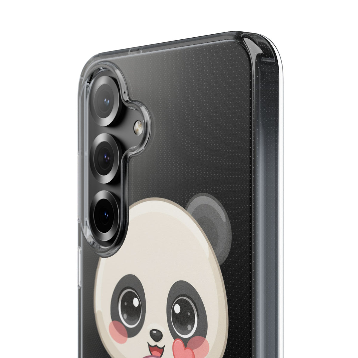 Kawaii Panda Phone Case with Donut