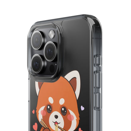 Red Panda Ramen Phone Case – Kawaii Food Lover Gift