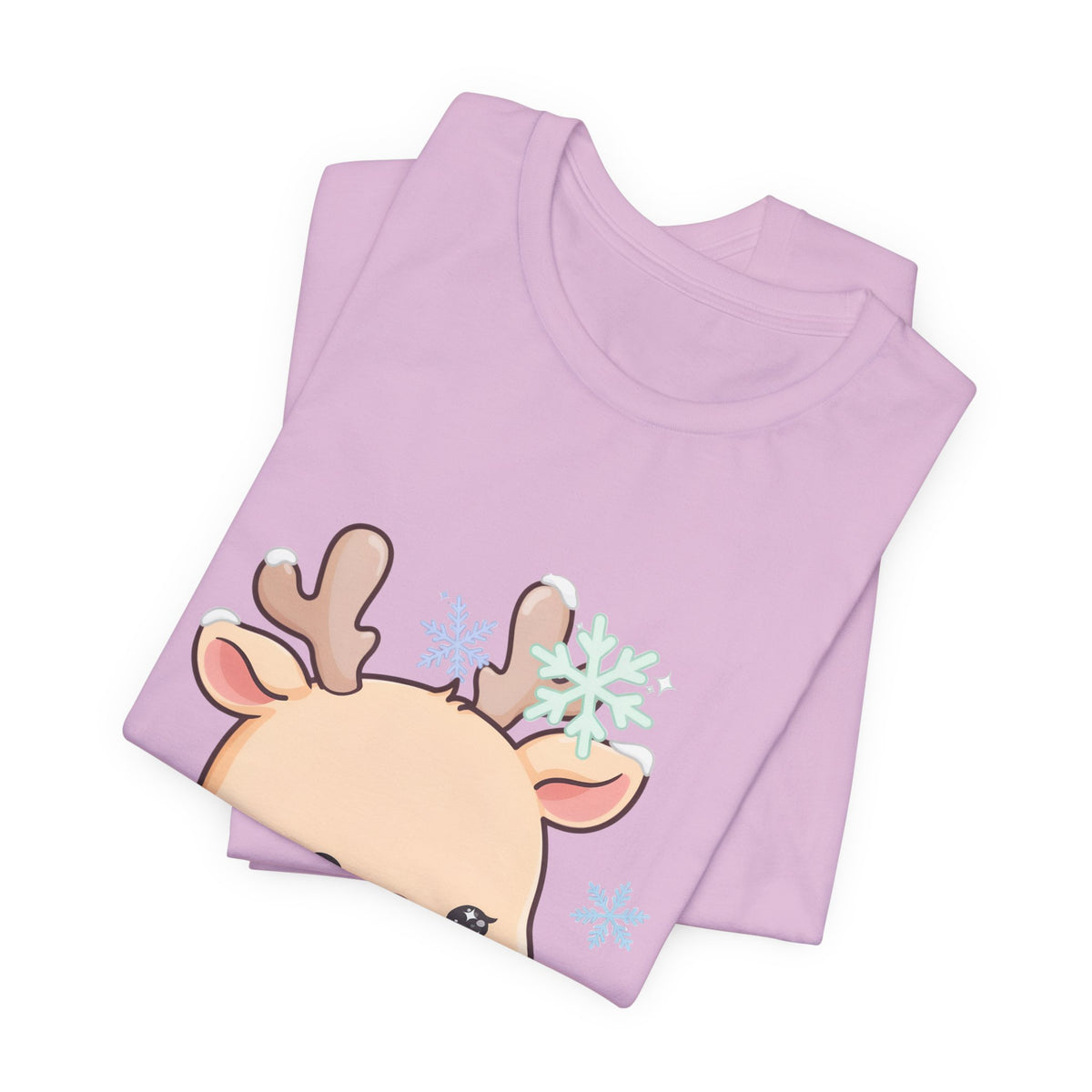 Kawaii Reindeer T-Shirt for Cute Winter Outfits