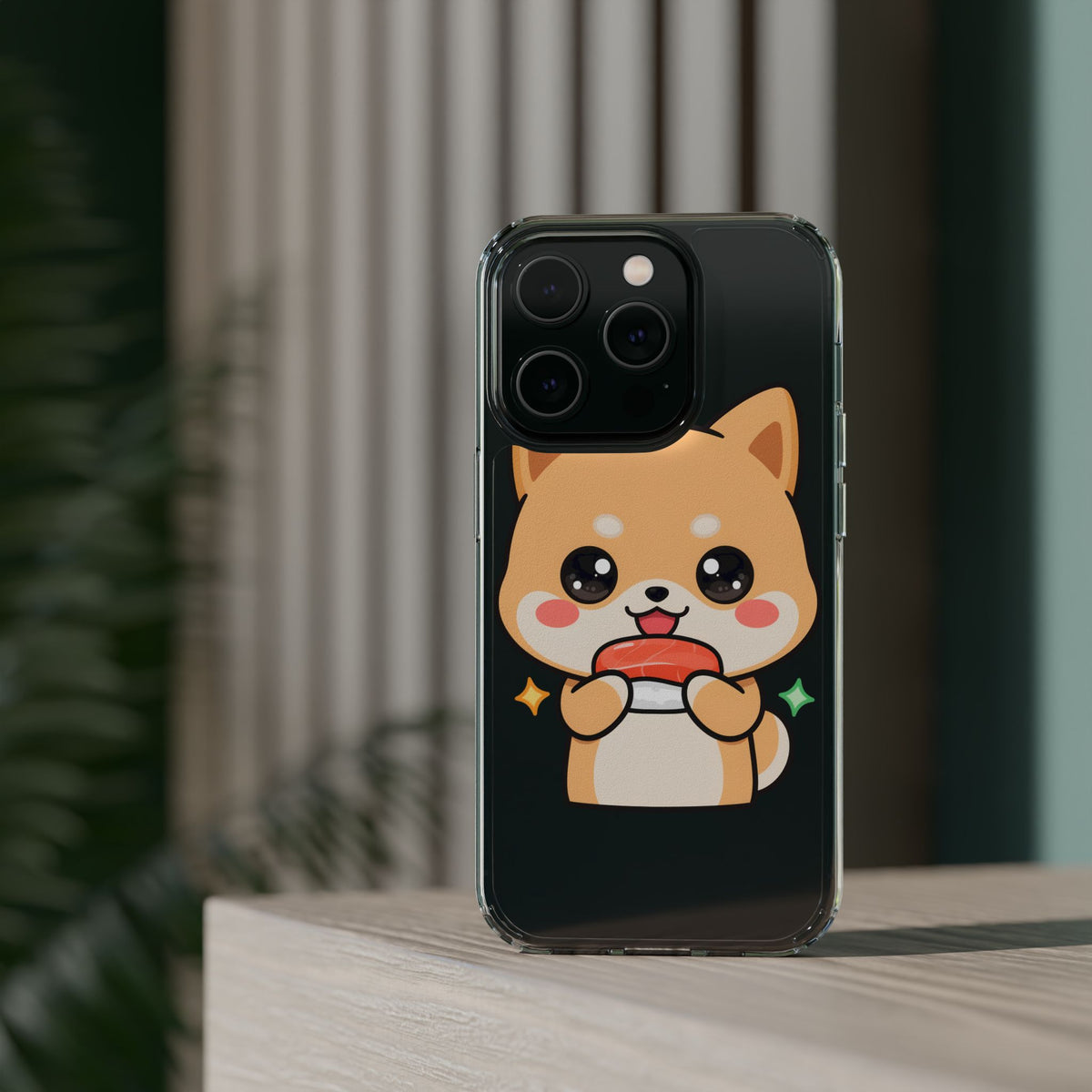 Kawaii Shiba Inu Phone Case for Sushi Lovers