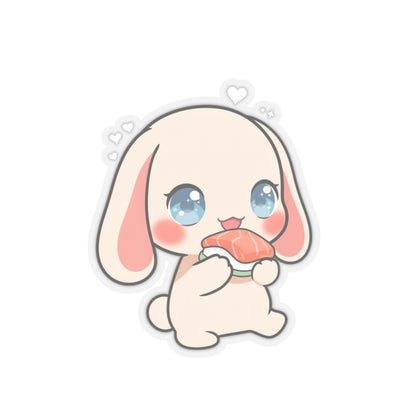 Kawaii Sushi Bunny Sticker for Cute Gift Giving