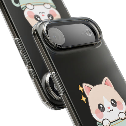 Kawaii Cat Phone Case, Cute Teacup Kitty Gift