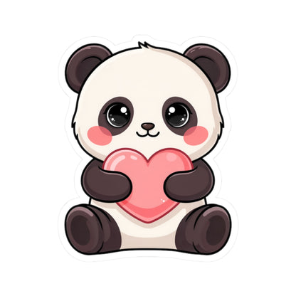 Kawaii Panda Sticker, Sweet Valentine Gift