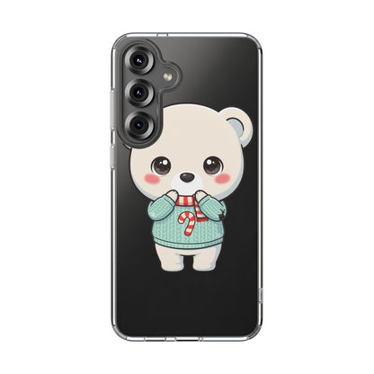 Kawaii Christmas Bear Phone Case for Holiday Season
