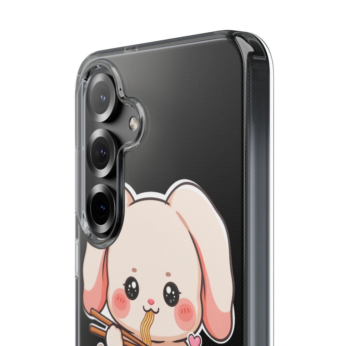 Kawaii Ramen Bunny Clear Impact-Resistant Case