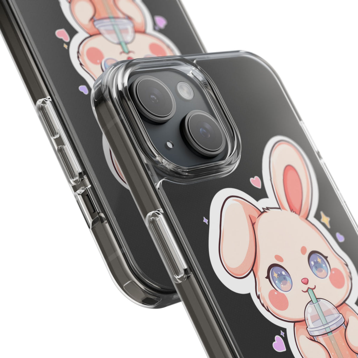 Kawaii Bunny Bubble Tea Phone Case for Boba Lovers