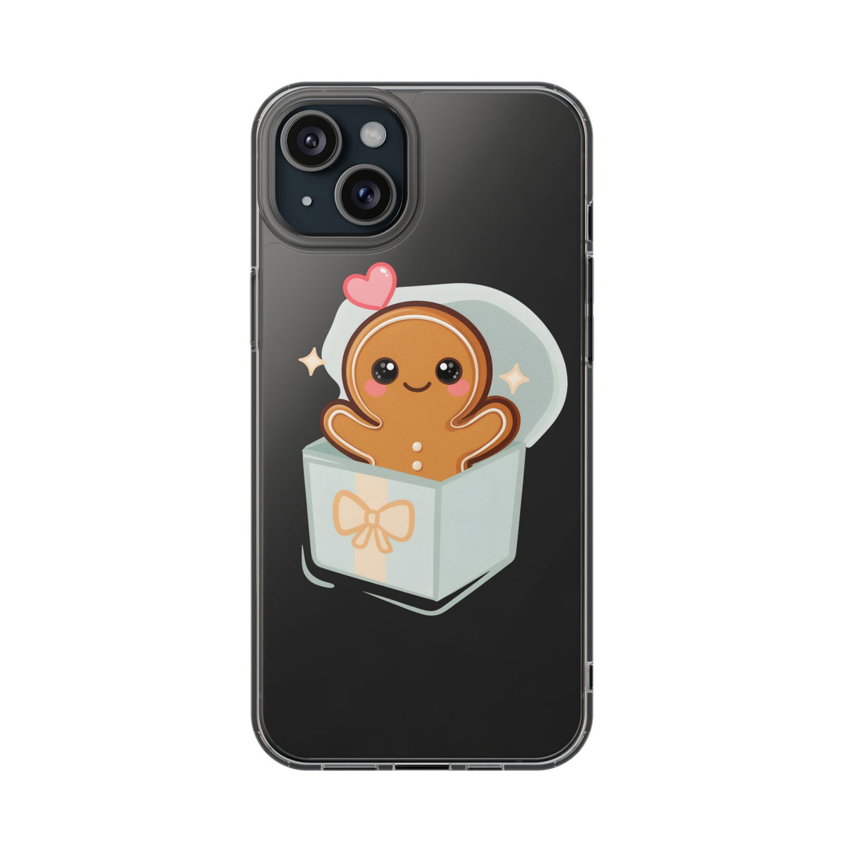 Gingerbread Man Phone Case – Kawaii Holiday Gift
