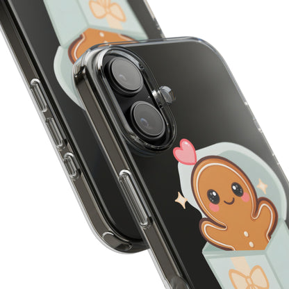 Gingerbread Man Phone Case – Kawaii Holiday Gift