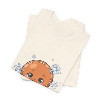 Kawaii Gingerbread Man T-Shirt for a Cozy Christmas Mood