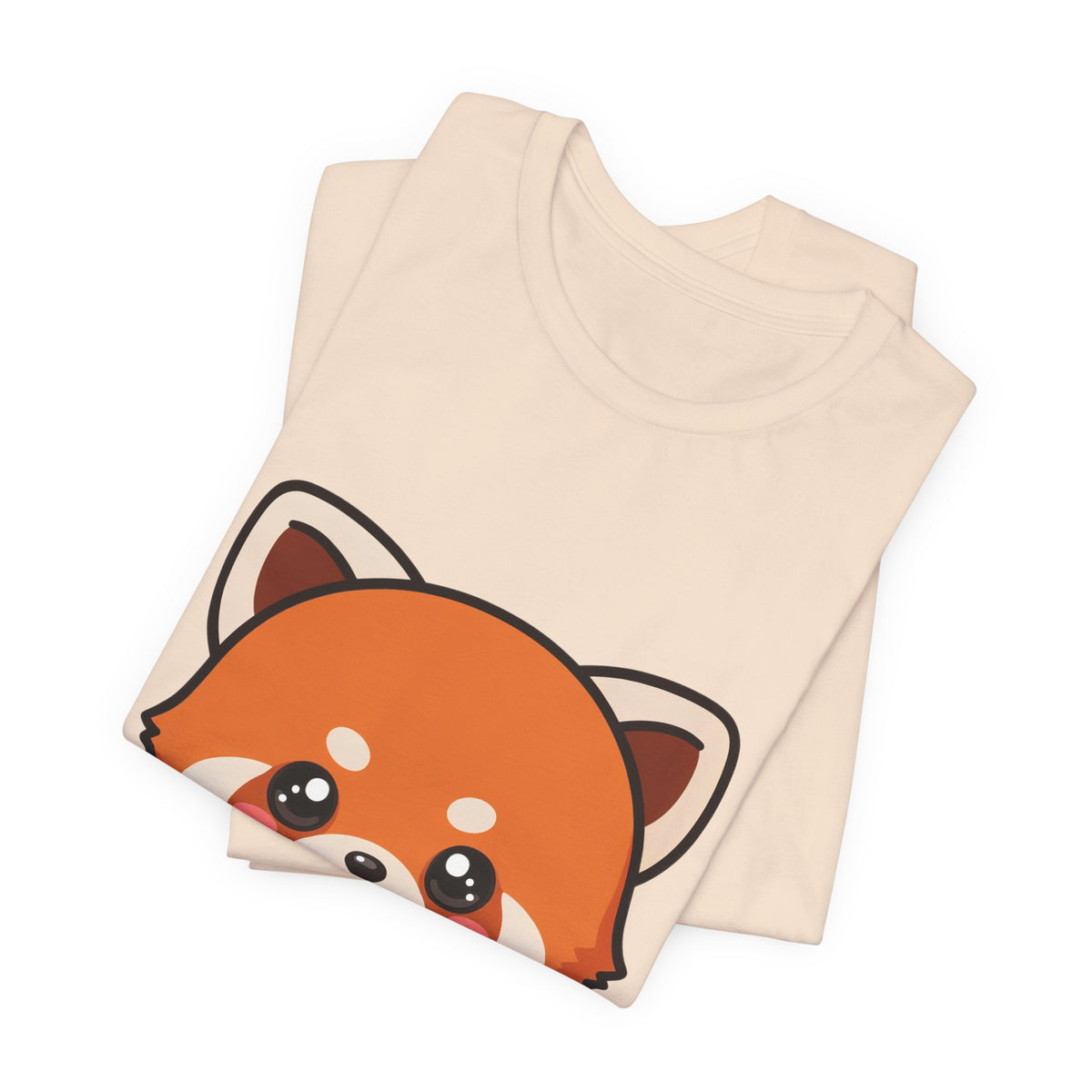 Red Panda Donut T-Shirt, Cute Kawaii Animal Tee