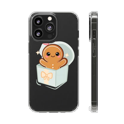 Gingerbread Man Phone Case – Kawaii Holiday Gift