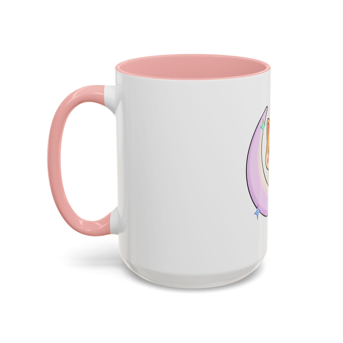 Kawaii Shiba Inu Accent Coffee Mug, Moon Puppy Gift