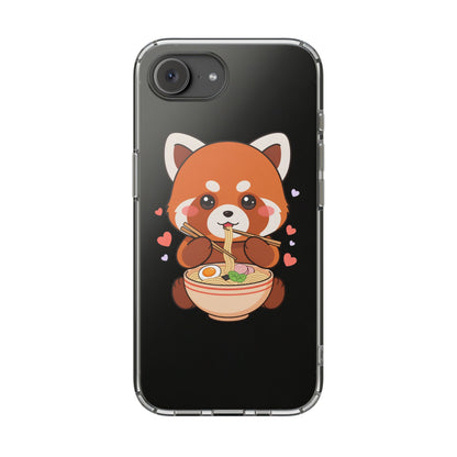 Red Panda Ramen Phone Case – Kawaii Food Lover Gift