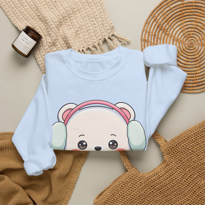 Kawaii Polar Bear Sweatshirt for Cozy Winter Days