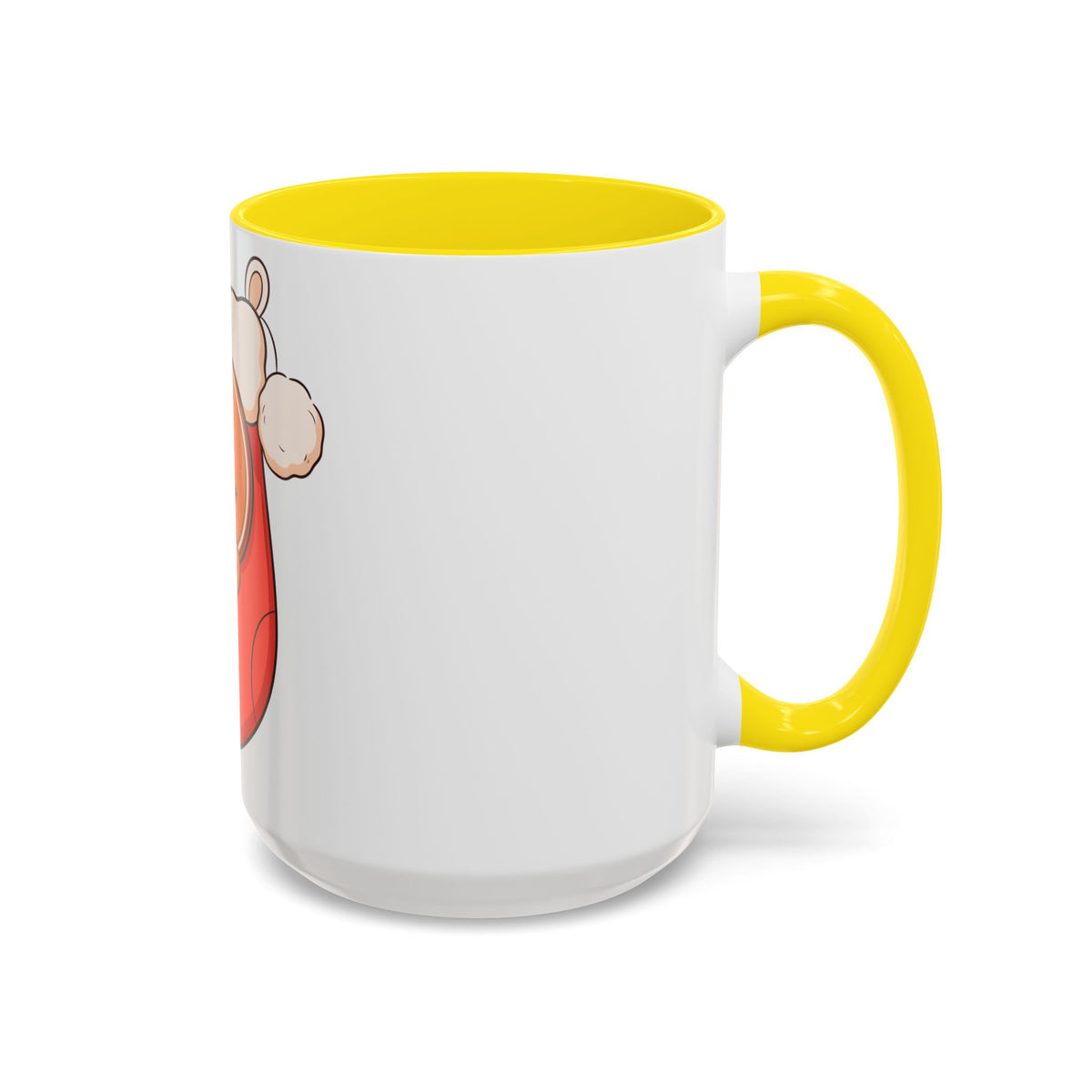 Christmas Gingerbread Mug: Sleepy Stocking Accent Coffee Mug