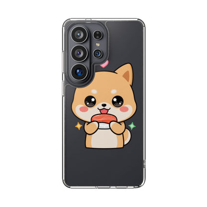 Kawaii Shiba Inu Phone Case for Sushi Lovers