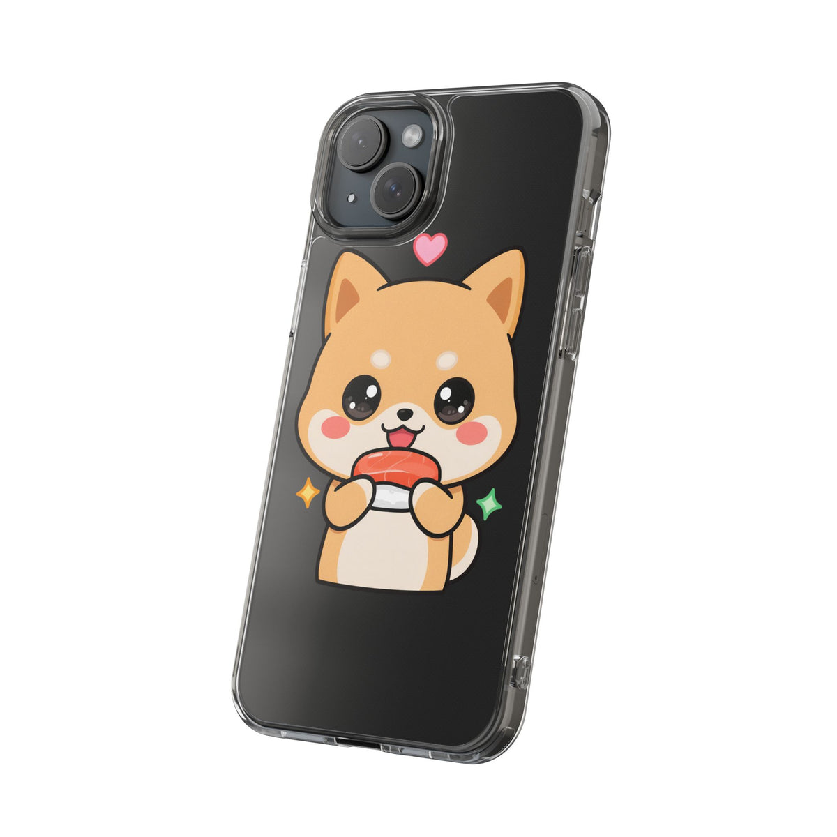 Kawaii Shiba Inu Phone Case for Sushi Lovers