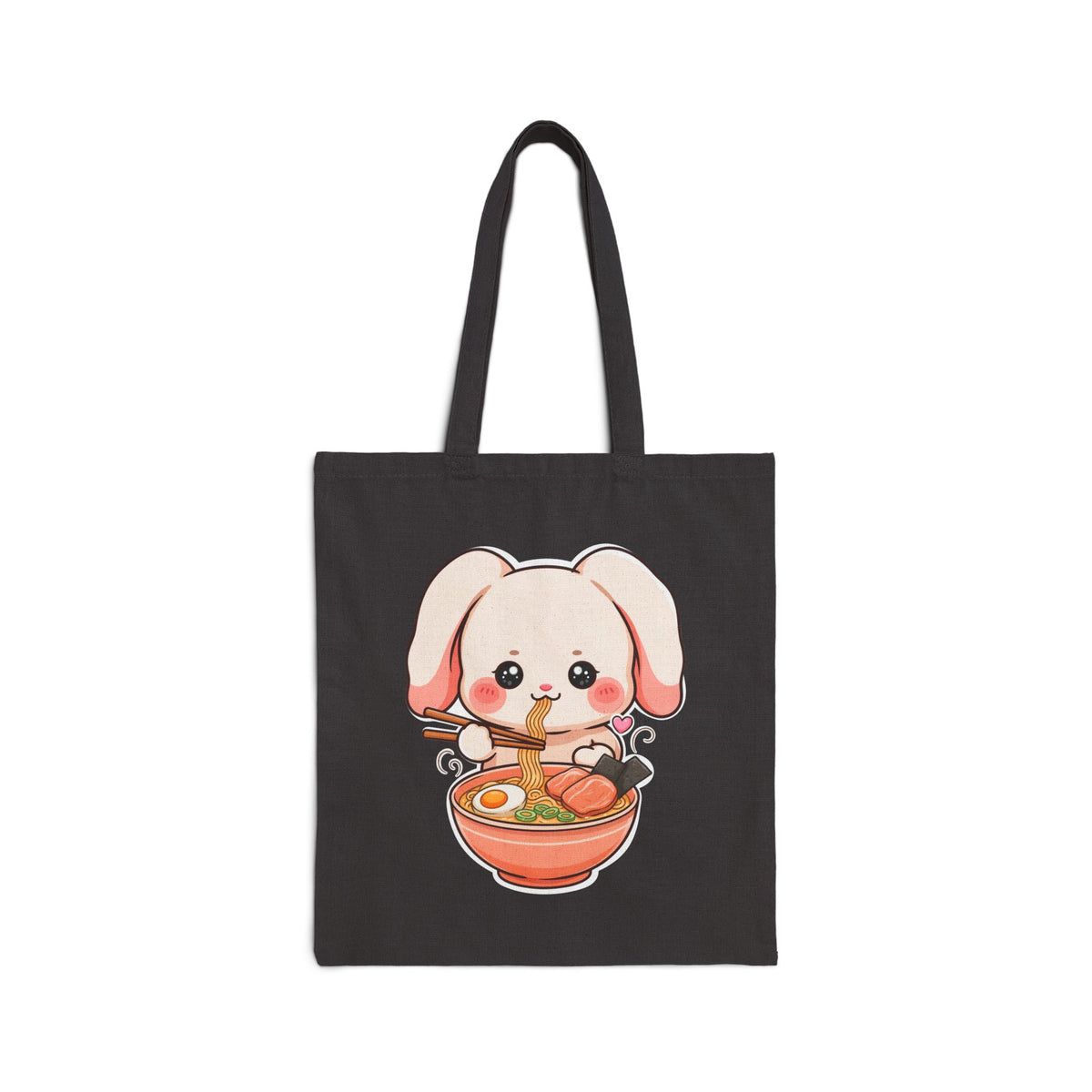 Kawaii Ramen Bunny Tote Bag for Cute Food Lovers