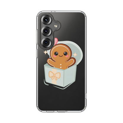 Gingerbread Man Phone Case – Kawaii Holiday Gift