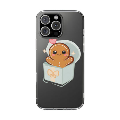 Gingerbread Man Phone Case – Kawaii Holiday Gift