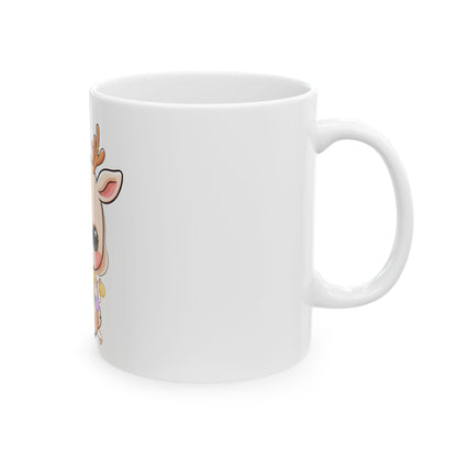 Kawaii Reindeer Mug for Cozy Holiday Mornings