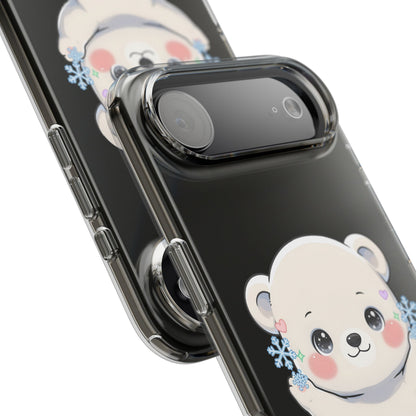 Kawaii Polar Bear Phone Case for a Cozy Winter Gift