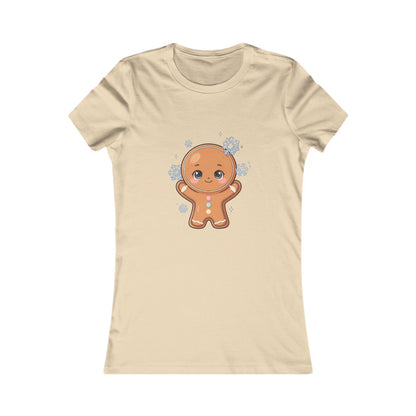 Kawaii Gingerbread T-Shirt for Cozy Winter Outings