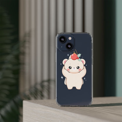 Kawaii Christmas Bear Phone Case for Cozy Holiday Days