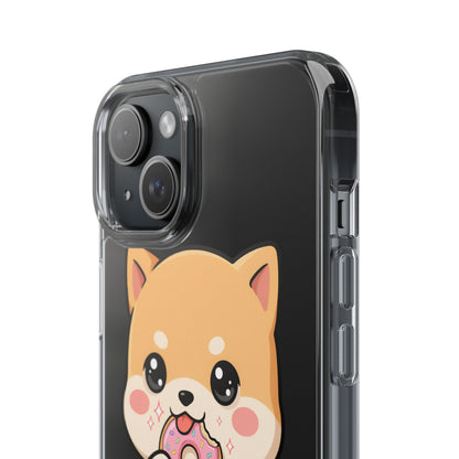 Kawaii Shiba Inu Phone Case with Donut