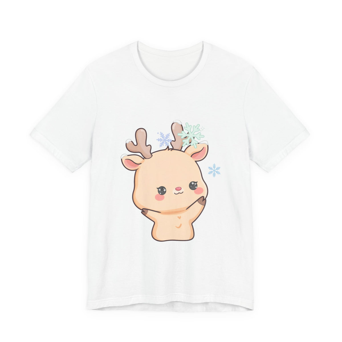 Kawaii Reindeer T-Shirt for Cute Winter Outfits