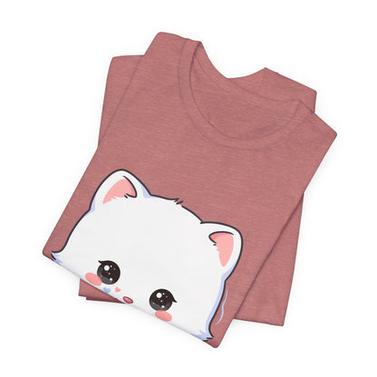 Kawaii Arctic Fox T-Shirt for Cozy Winter Gift Giving