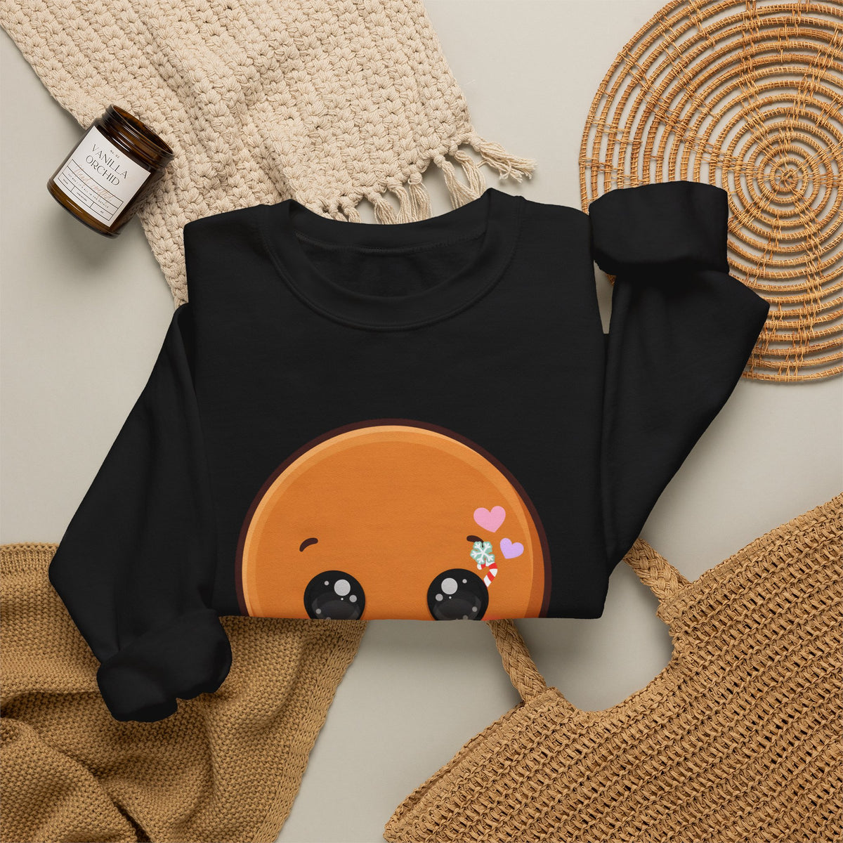 Christmas Gingerbread Sweatshirt: Kawaii Letter to Santa