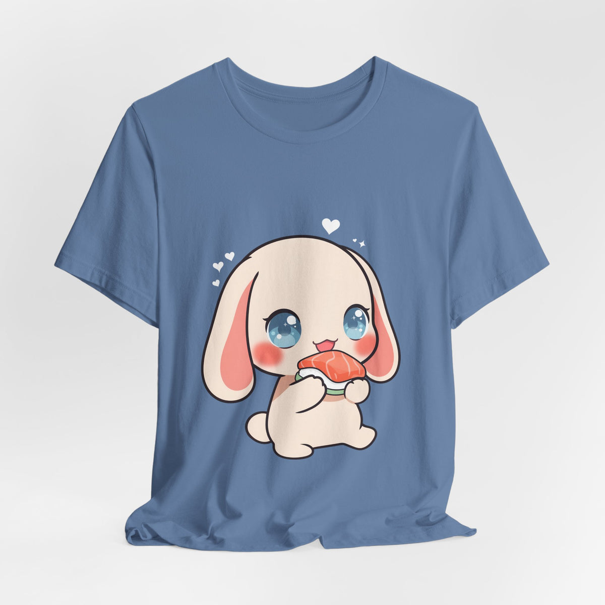 Kawaii Sushi Bunny T-Shirt for Cute Foodie Fans