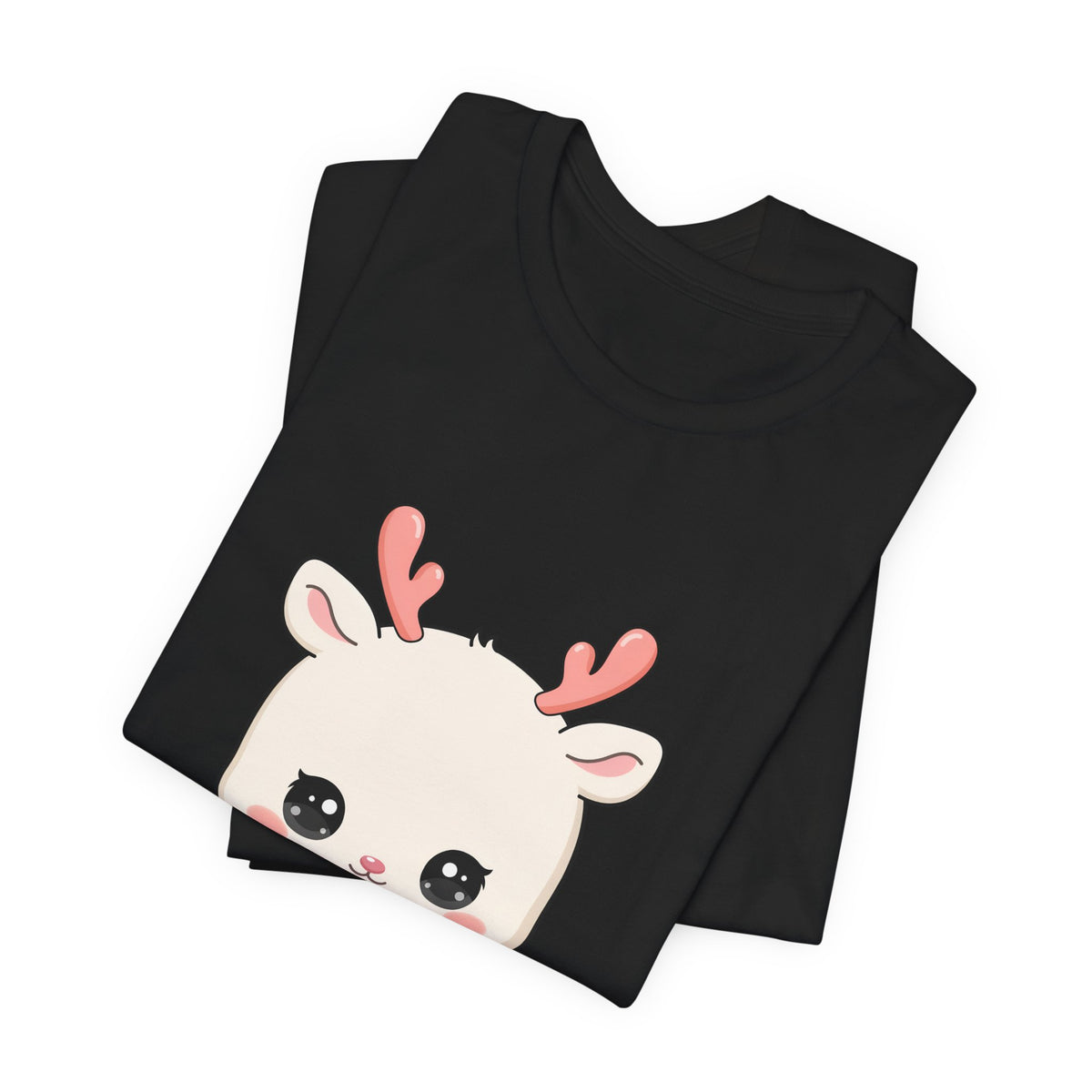 Kawaii Reindeer T-Shirt for Cozy Winter Days