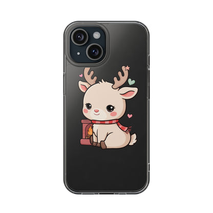 Kawaii Reindeer Phone Case for Cozy Holiday Cheer