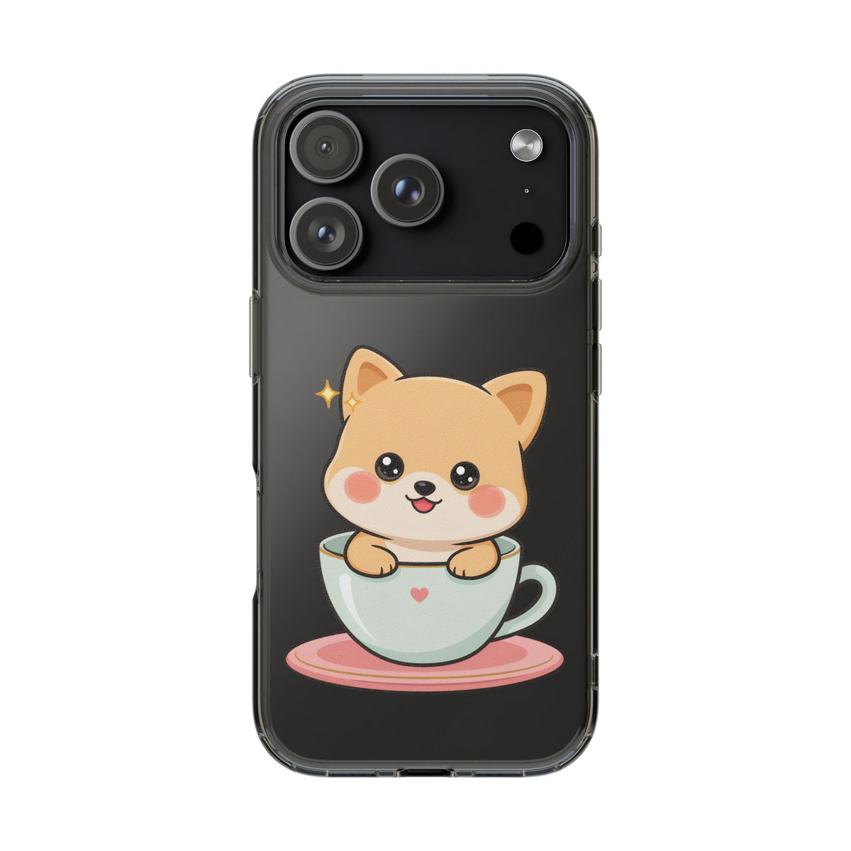 Kawaii Shiba Inu Phone Case – Cute Puppy in a Teacup