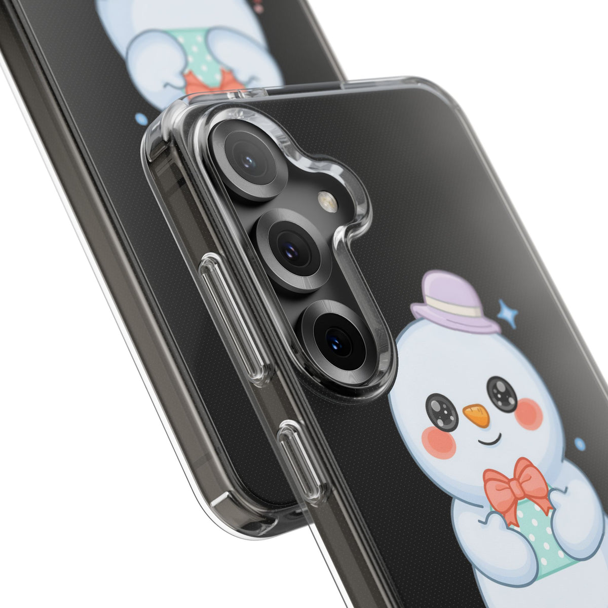 Kawaii Snowman Phone Case for Cheerful Winter Days